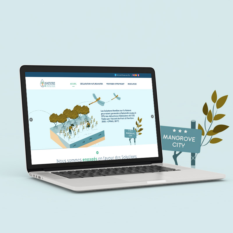 référence site web - Nature4water, pour PFE